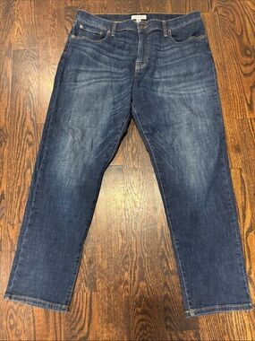 Lucky Brand Men's Straight Dark Blue Jeans